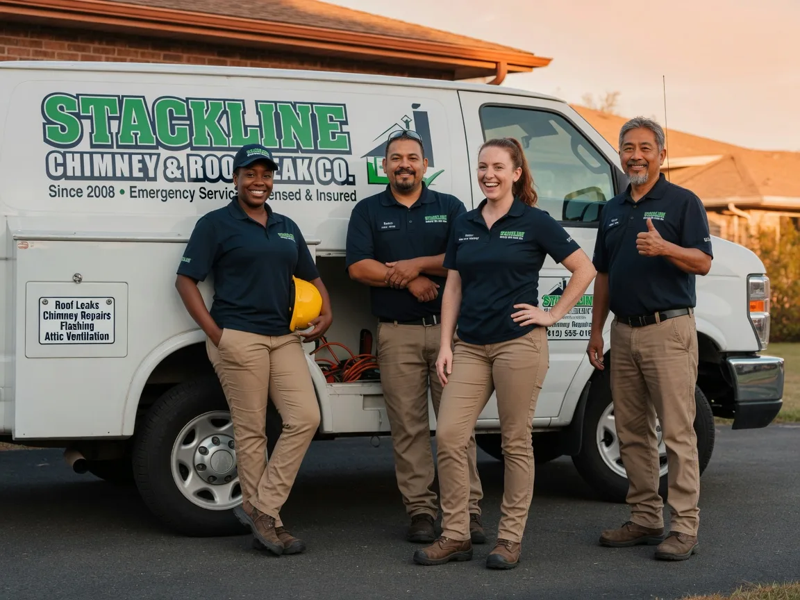 Chimney flashing repair company in Driftwood, TX